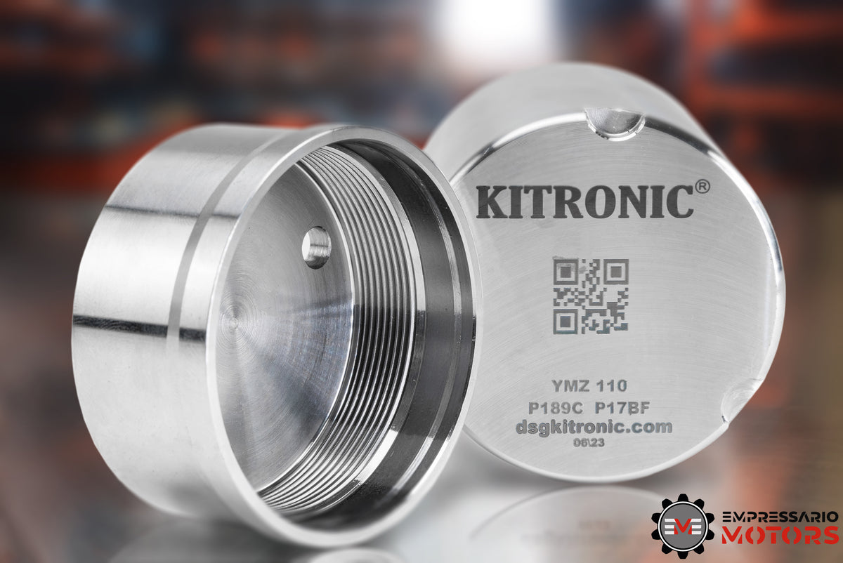 Verstärkter Druckspeicher YMZ-110 für Mechatronik DQ200 – Seitenansicht